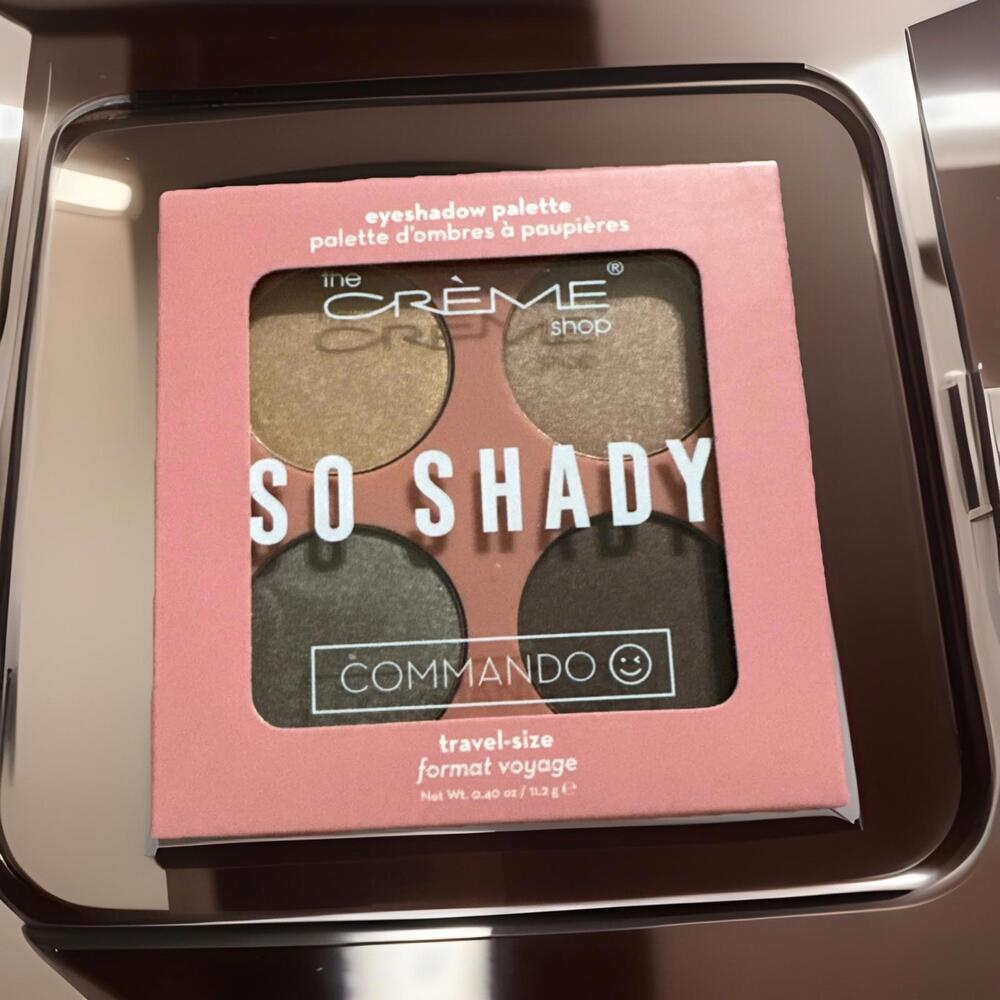 The Crème Shop Korean Makeup “So Shady" Eyeshadow Palette Commando Travel Size